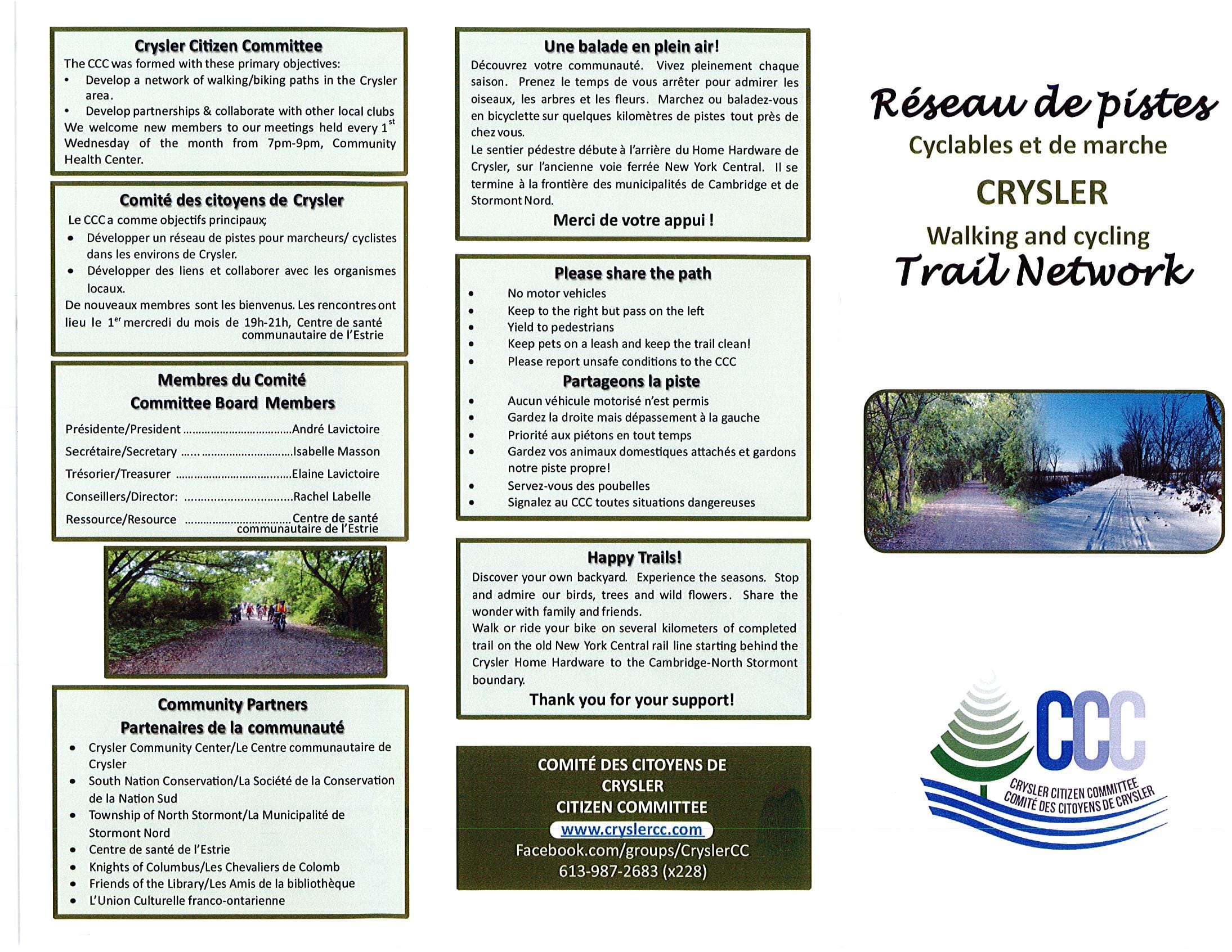 Crysler Trail Map