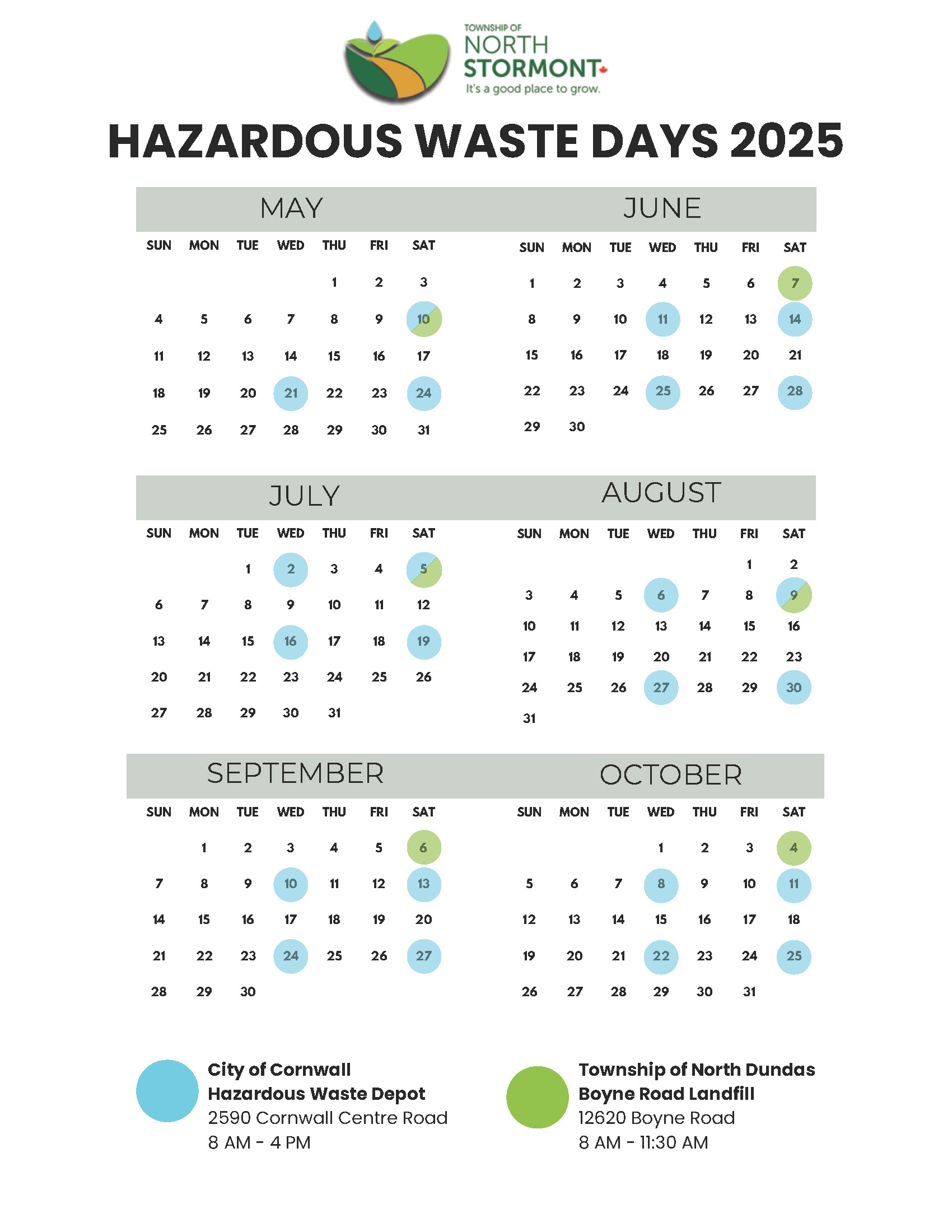 Hazardous Waste Days 2025