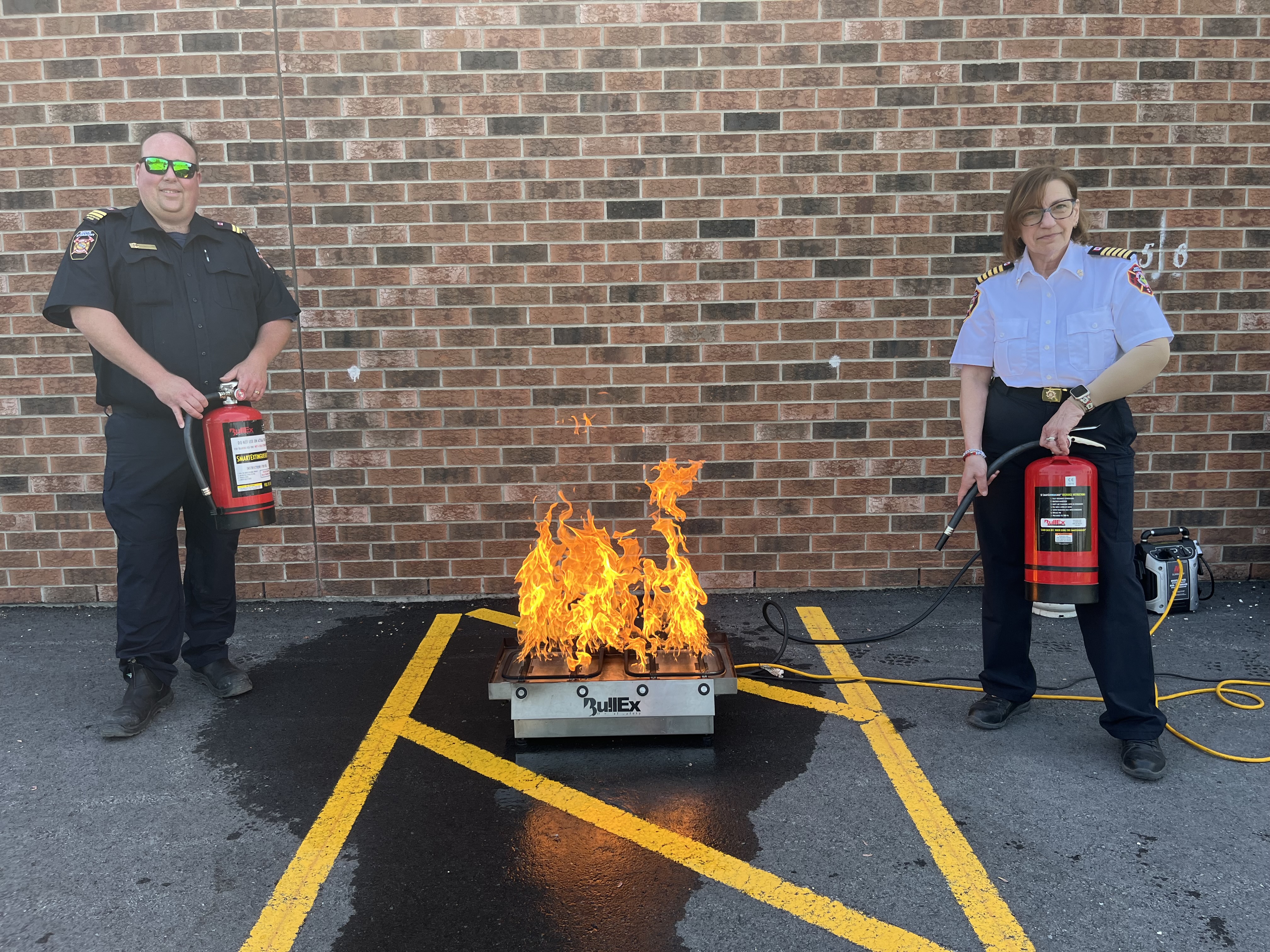 Fire extinguisher training