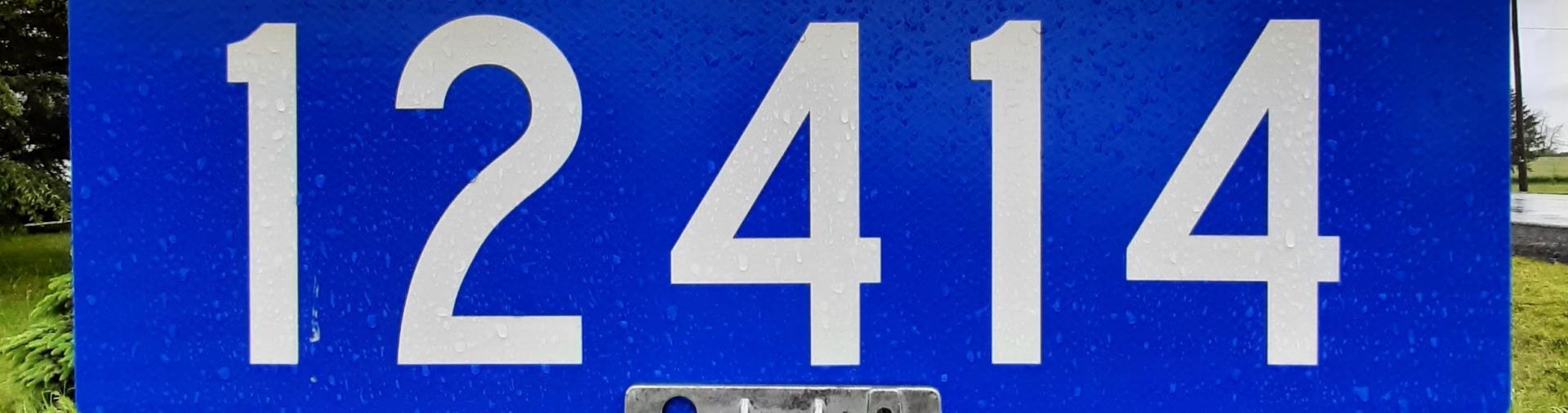 Civic Number sign