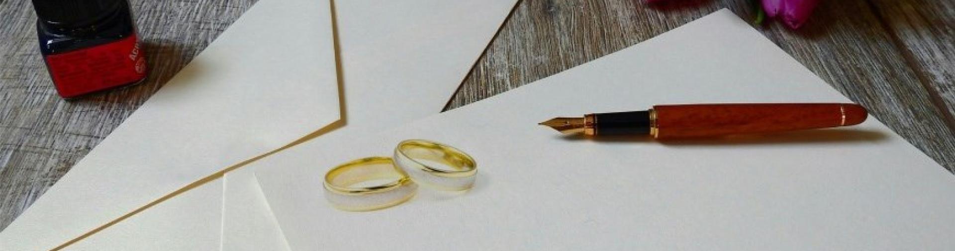 Two rings on a Letter