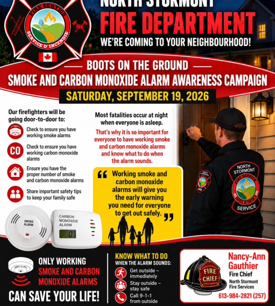 North Stormont Smoke and Carbon Monoxide Alarm Awareness Campaign