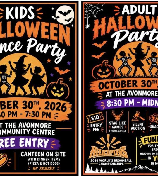 Halloween dance party in avonmore