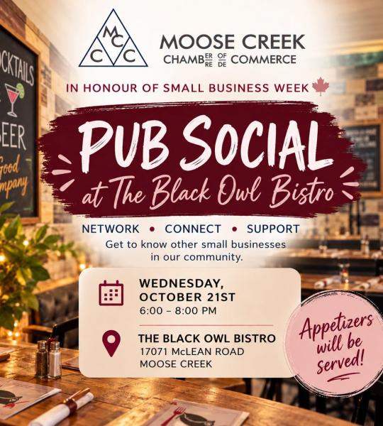 Pub Social at the Black Owl Bistro
