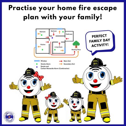 Beepa home fire escape plans