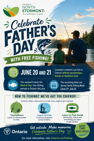 Free fishing on father's day