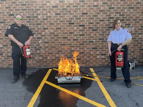 Fire extinguisher training