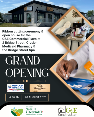 Grand opening of 2 Bridge Street in Crysler