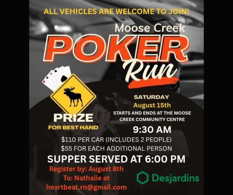 Moose Creek Chamber of Commerce 2026 poker run