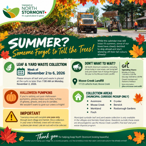 2026 Leaf and Yard Waste Reminder