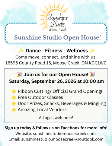 Sunshine Studios open house activities