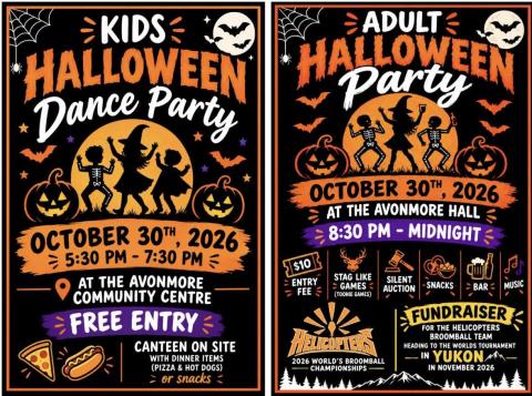 Halloween dance party in avonmore
