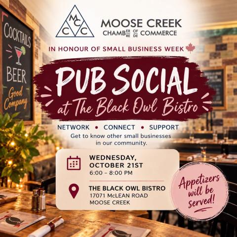 Pub Social at the Black Owl Bistro